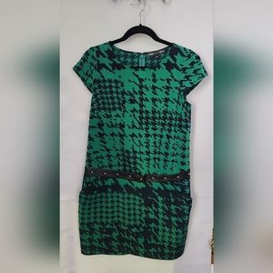 The Limited Forenza collection Green and Black dress